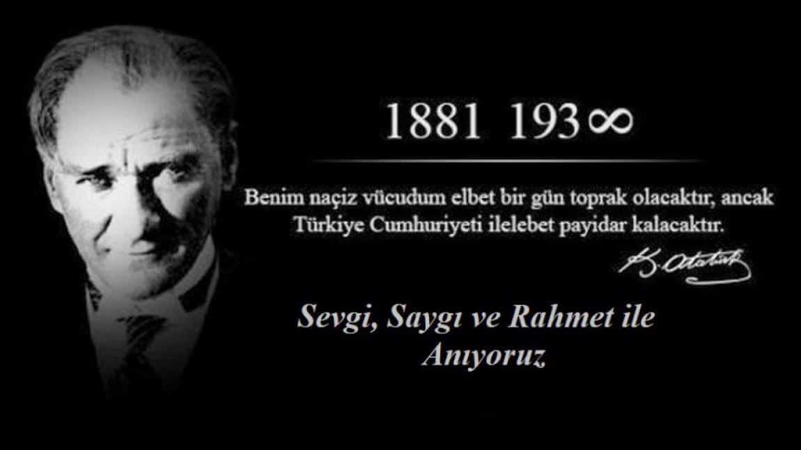 10 Kasın Atatürk'ü Anma ve Atatürk Haftası Programı 
